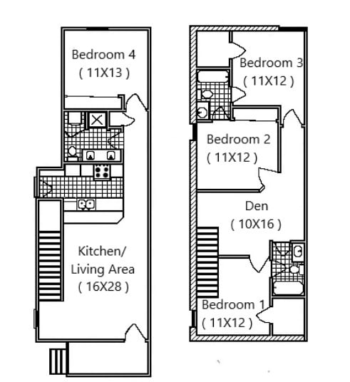 Floorplan - University Village Student Housing