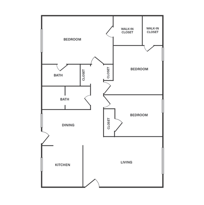 Floorplan - Flats at Brentwood