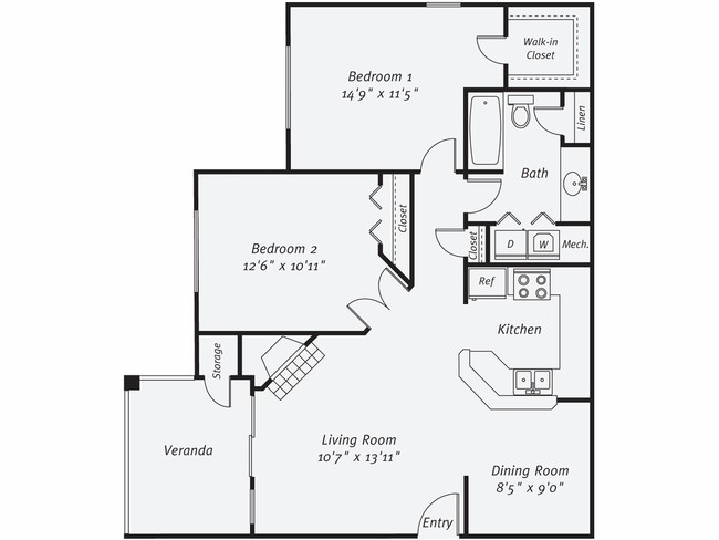 Floorplan - eaves RockMeadow