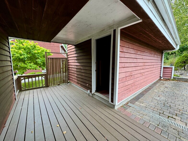 Garage leads to covered patio - 113 Penny Ln