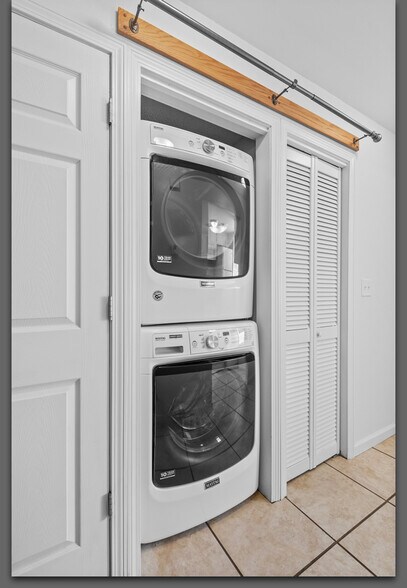 Coat Closet, Laundry, and HVAC Closet - 1519 N Leverett Ave