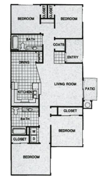 4BR/2BA - Carrington Pointe Apartments