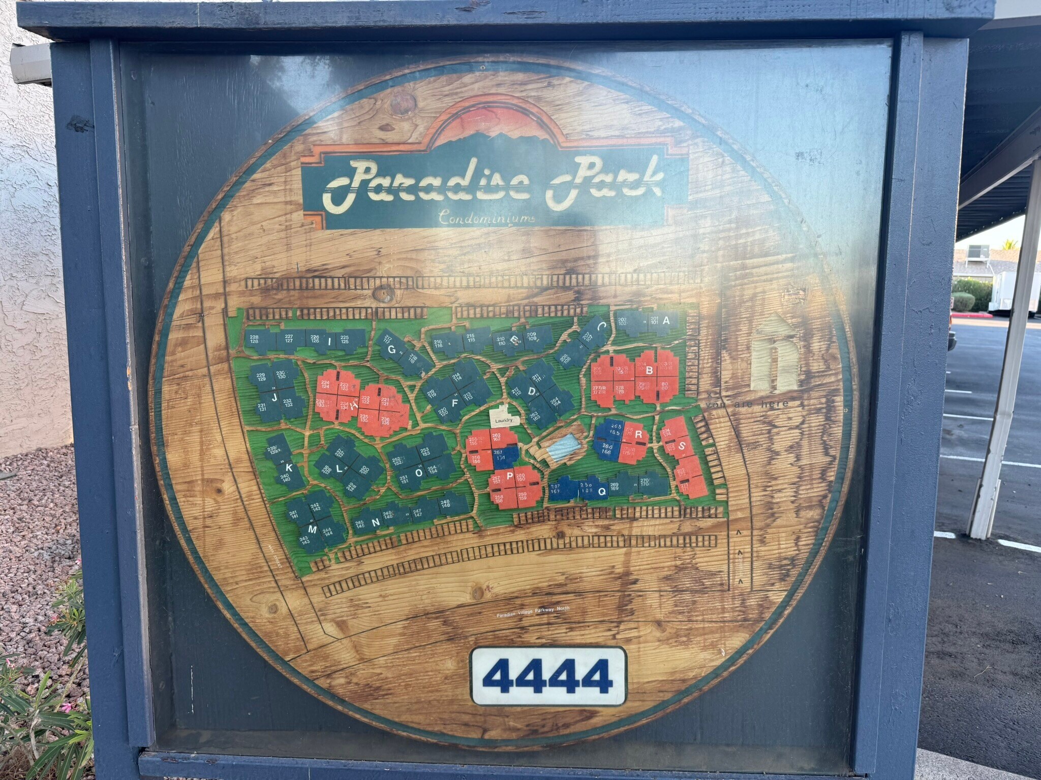 Property Map - 4554 E Paradise Village Pky N