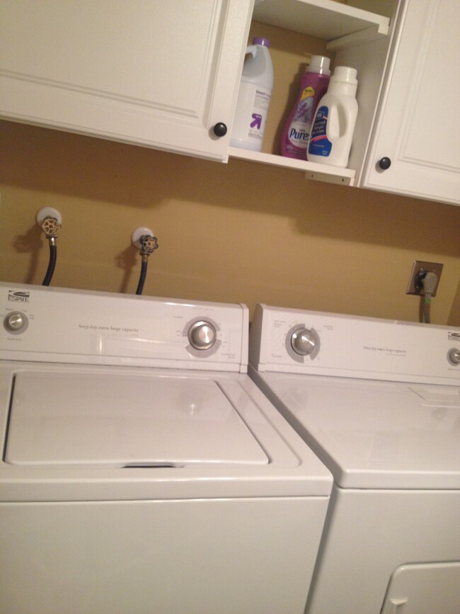 washer & dryer inside unit - 135 Deer Creek Blvd