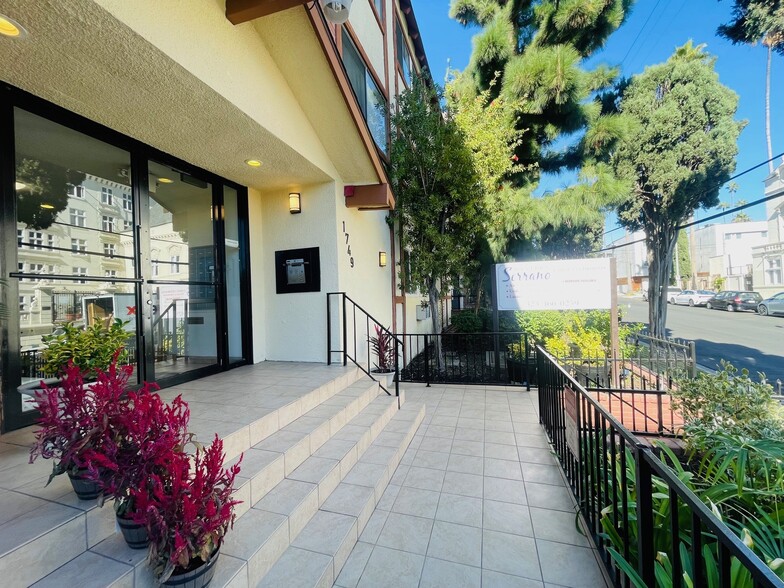 Main Entrance - Western Serrano Ave Apartments