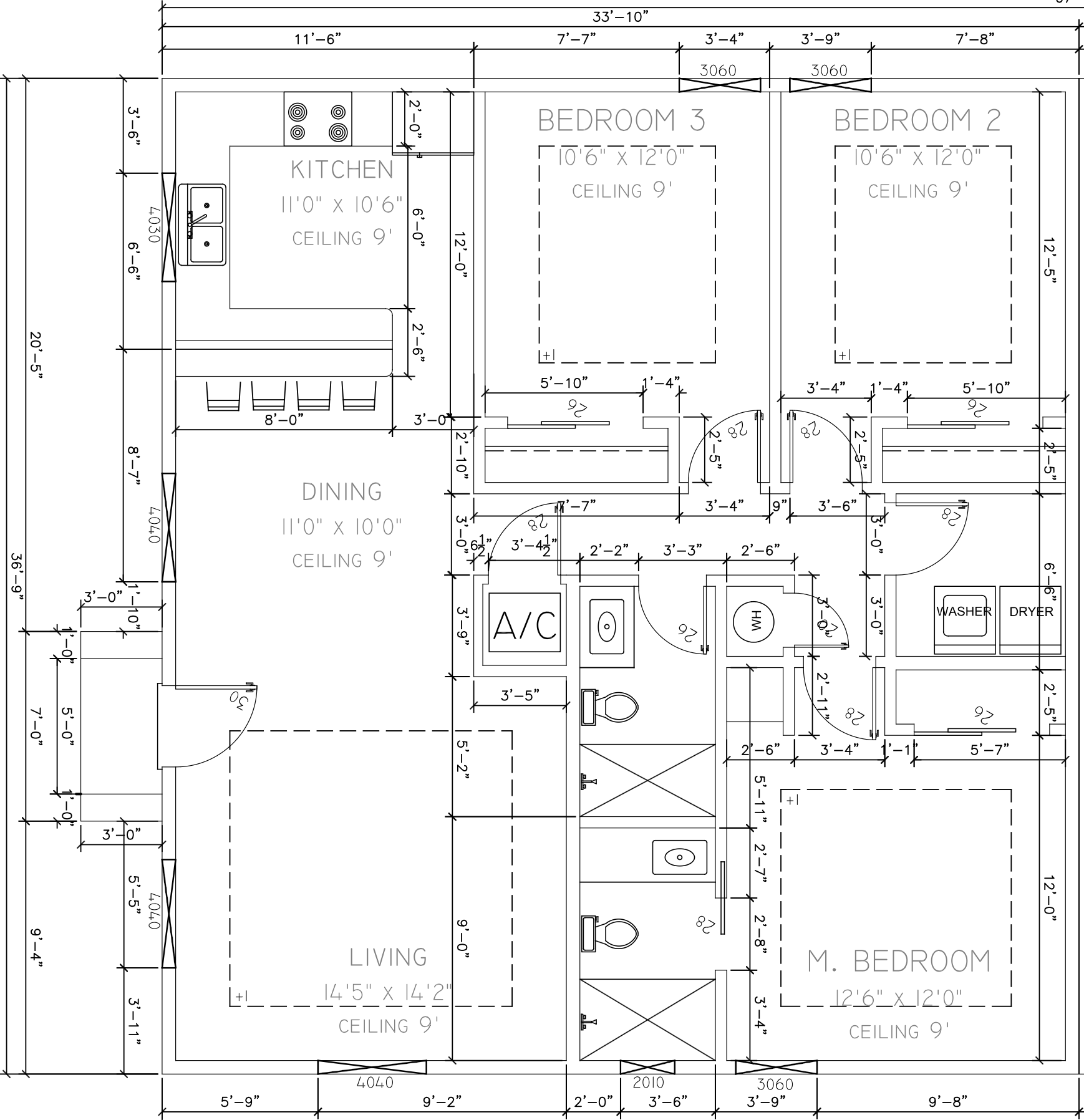 Blue Print - 2420 Florencia Ave
