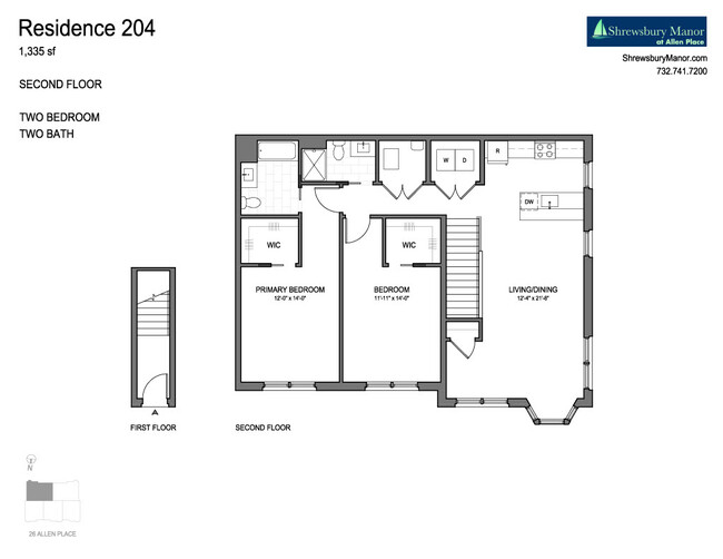 Floorplan - Shrewsbury Manor at Allen Place