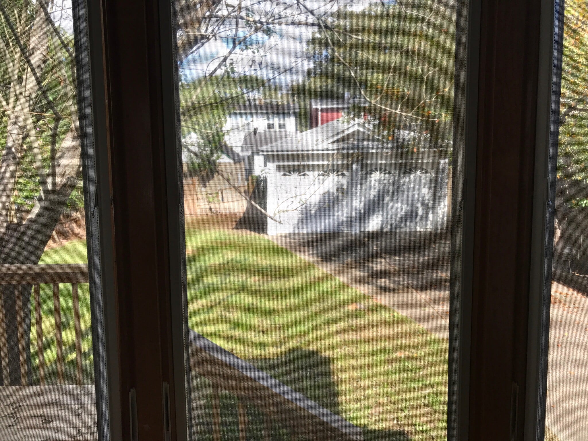 Kitchen window overlooking back yard - 23 south 6th avenue