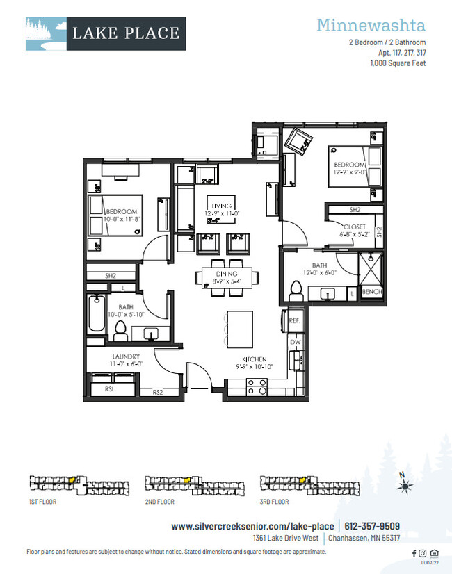 Floorplan - Lake Place 55+ Active Adult