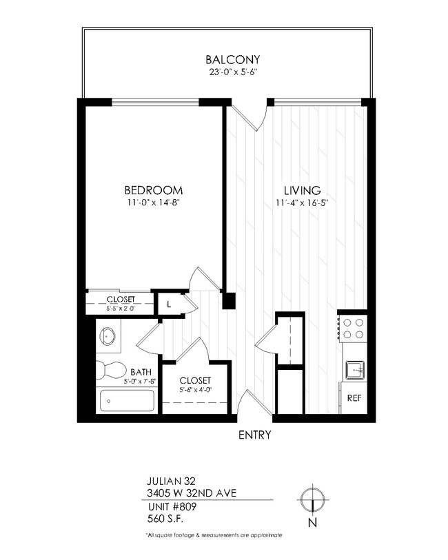 Floorplan - Julian32 at Highlands Square