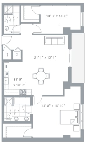 2BR/2BA - Watermark Condos