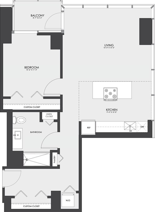 Floorplan - Hubbard 221