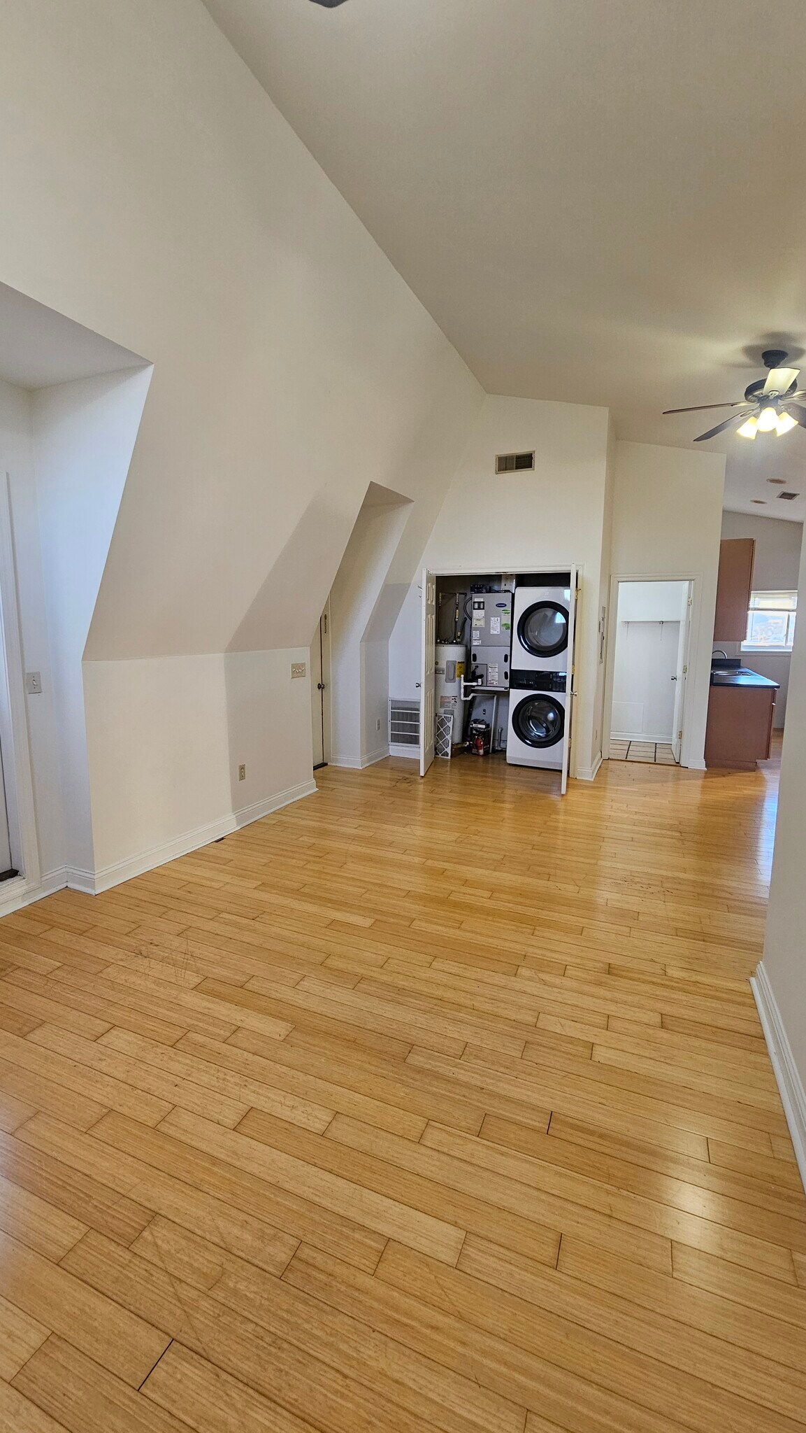 Living area and in unit laundry - 635 Kress Aly