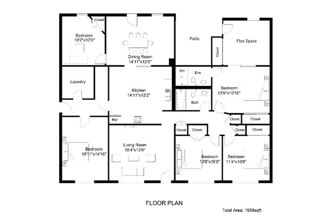 Building Photo - 5Bed/2Bath House at 35th Ave/Cactus! Move-In Ready on 04/02/2026! -- NO HOA!