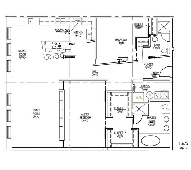 2BR/1.5BA - Beebe & Runyan