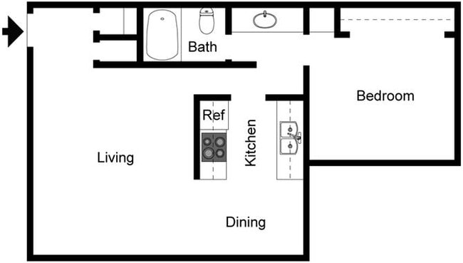 Floorplan - Timbers Riverside Apartments