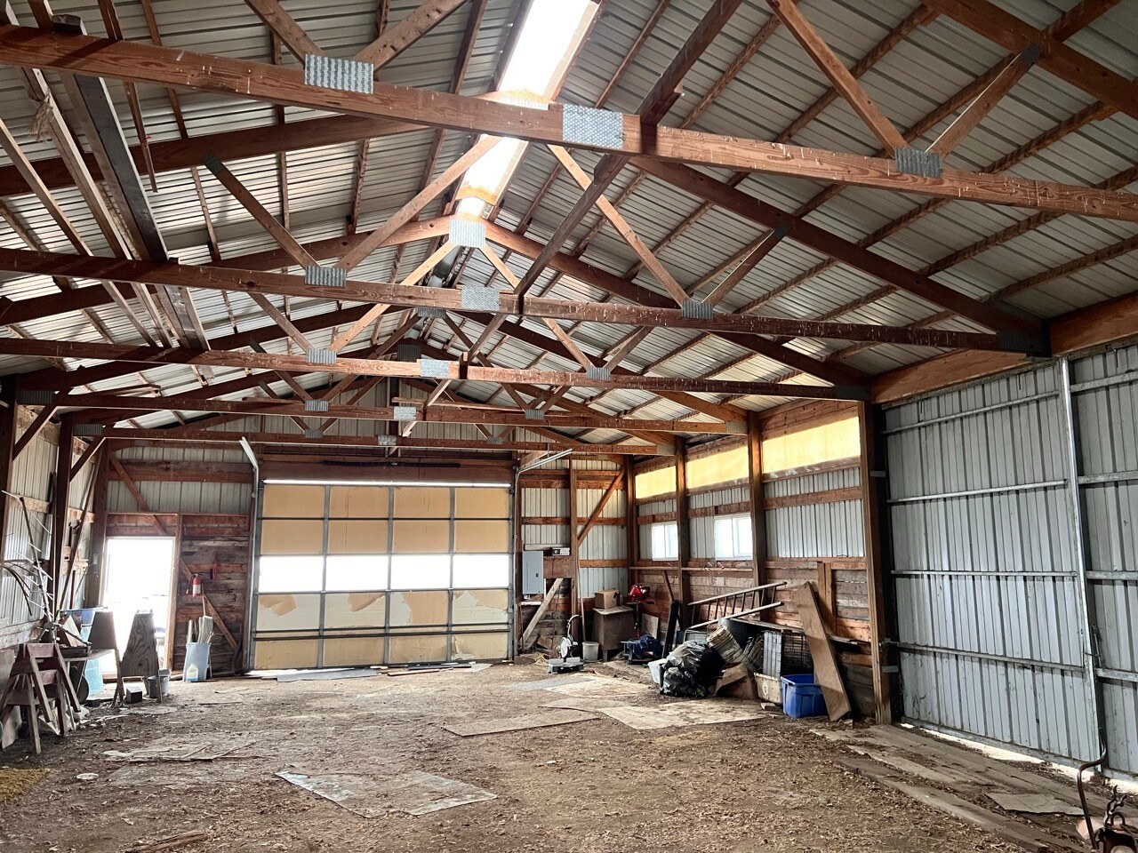 machine shed inside - 5175 50th Ave