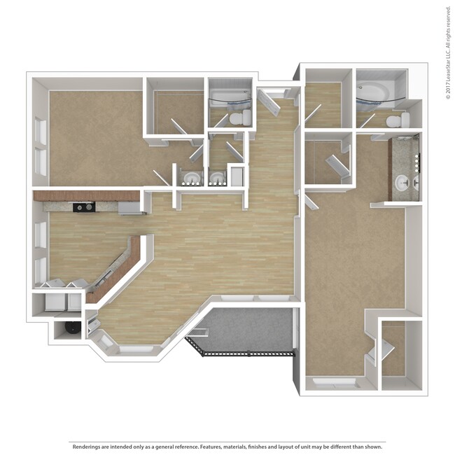 Floorplan - Andante Apartments