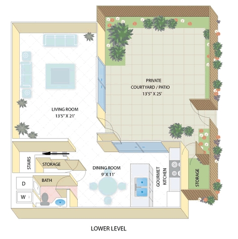 Studio - Waterside Luxury Townhomes