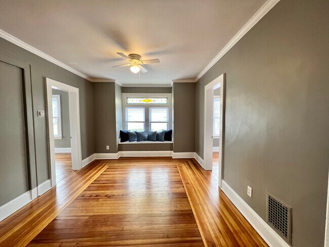 Living area with bedroom off each side. - 80 Cherry St
