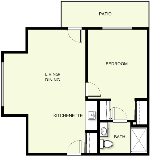 1BR/1BA - The Lodge at White Bear