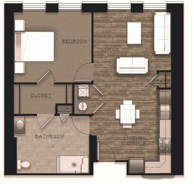 Floorplan - Willow Commons Apartments