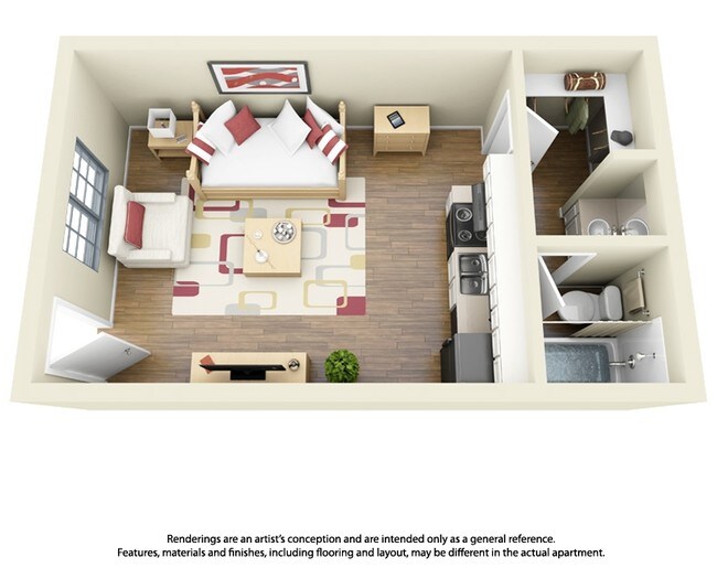 Studio - La Hacienda Apartment Homes