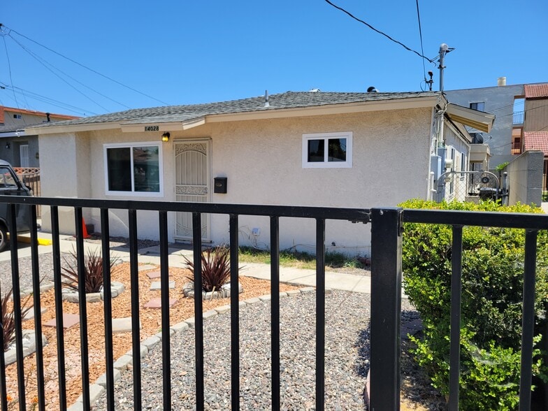 Front View Outside Gate - 14028 Doty Ave