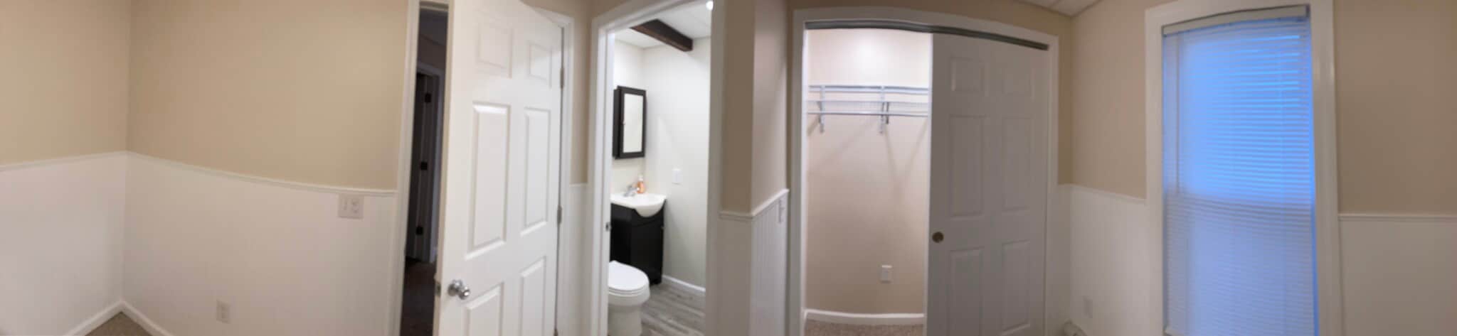 Master Bedroom with Half Bath - 157 Hudson Ave