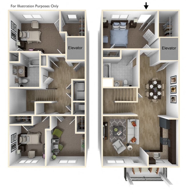 Floorplan - Towns at Woodfield
