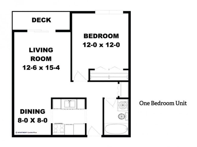 1BR/1BA - Lake Mallalieu Apartments