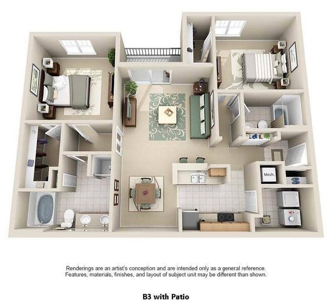 Floorplan - Estancia Apartments