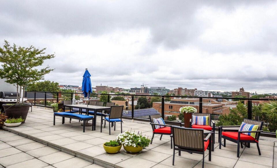Common Roof Deck with Grills - 1618 11th St NW