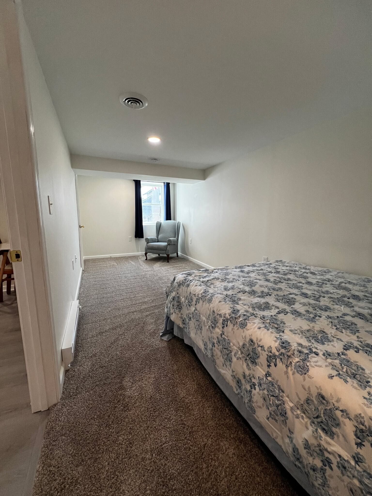 Bedroom view toward window - 205 Palomino Dr