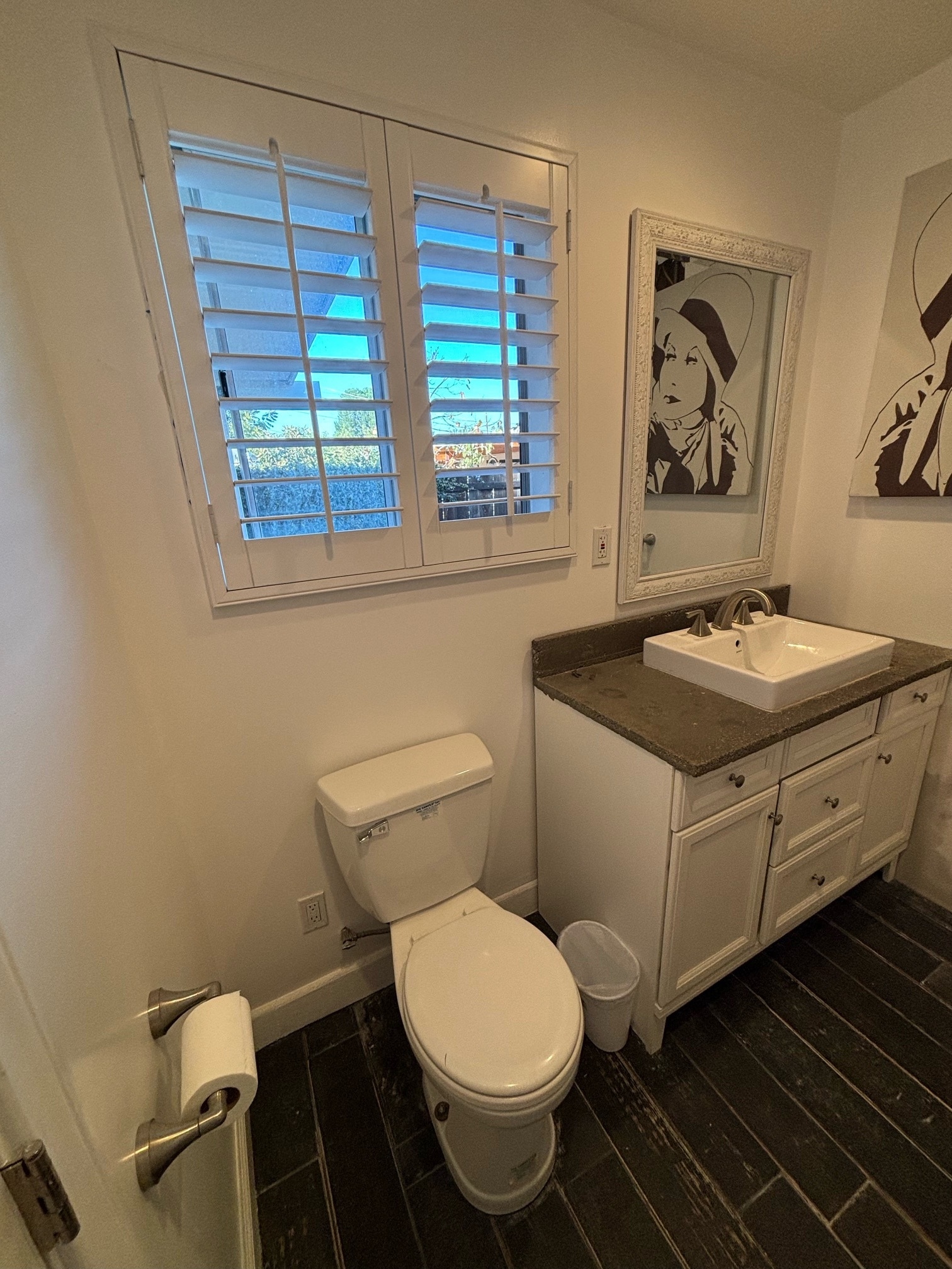 Bathroom vanity/ toilet - 6929 Oakdale Ave