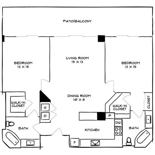 Floorplan - Flamingo South Beach