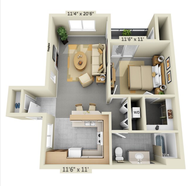 Floorplan - Autumn Oaks Apartments