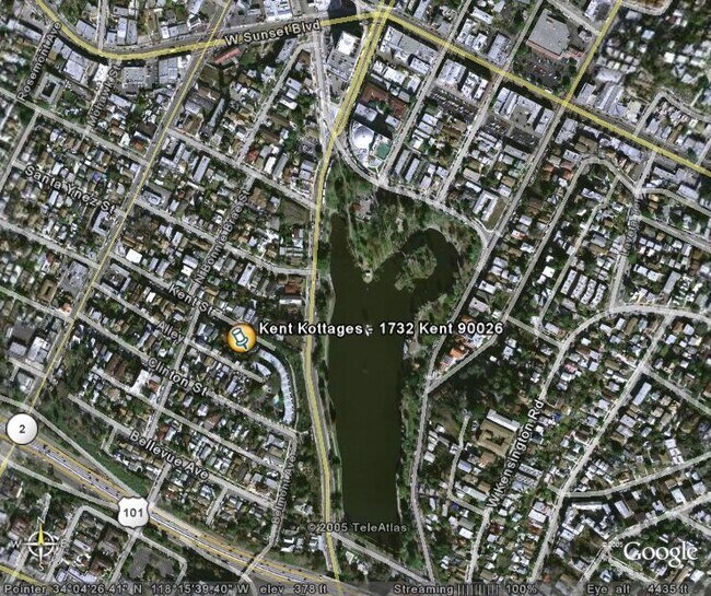 Satellite view - 1732 Kent St