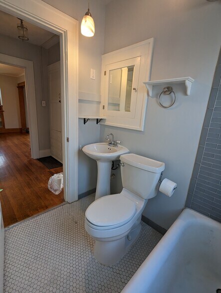 One bathroom with shower - 3607 Franklin Ave