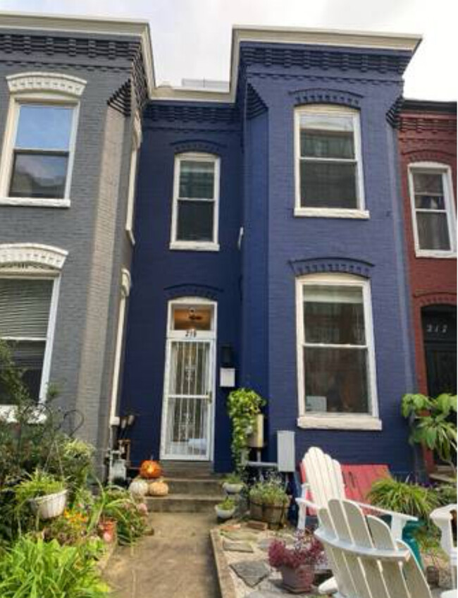 Front of the house and patio - 219 K St NE