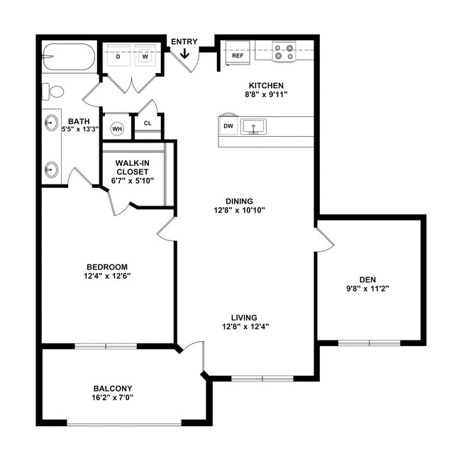 Floorplan - Treadway at New Trails Apartments