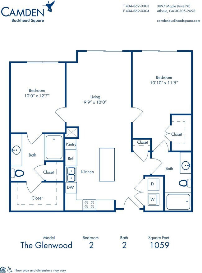 Floorplan - Camden Buckhead Square