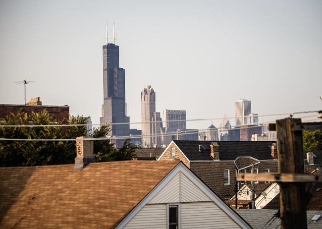 View of skyline from personal deck - 1915 S Racine Ave