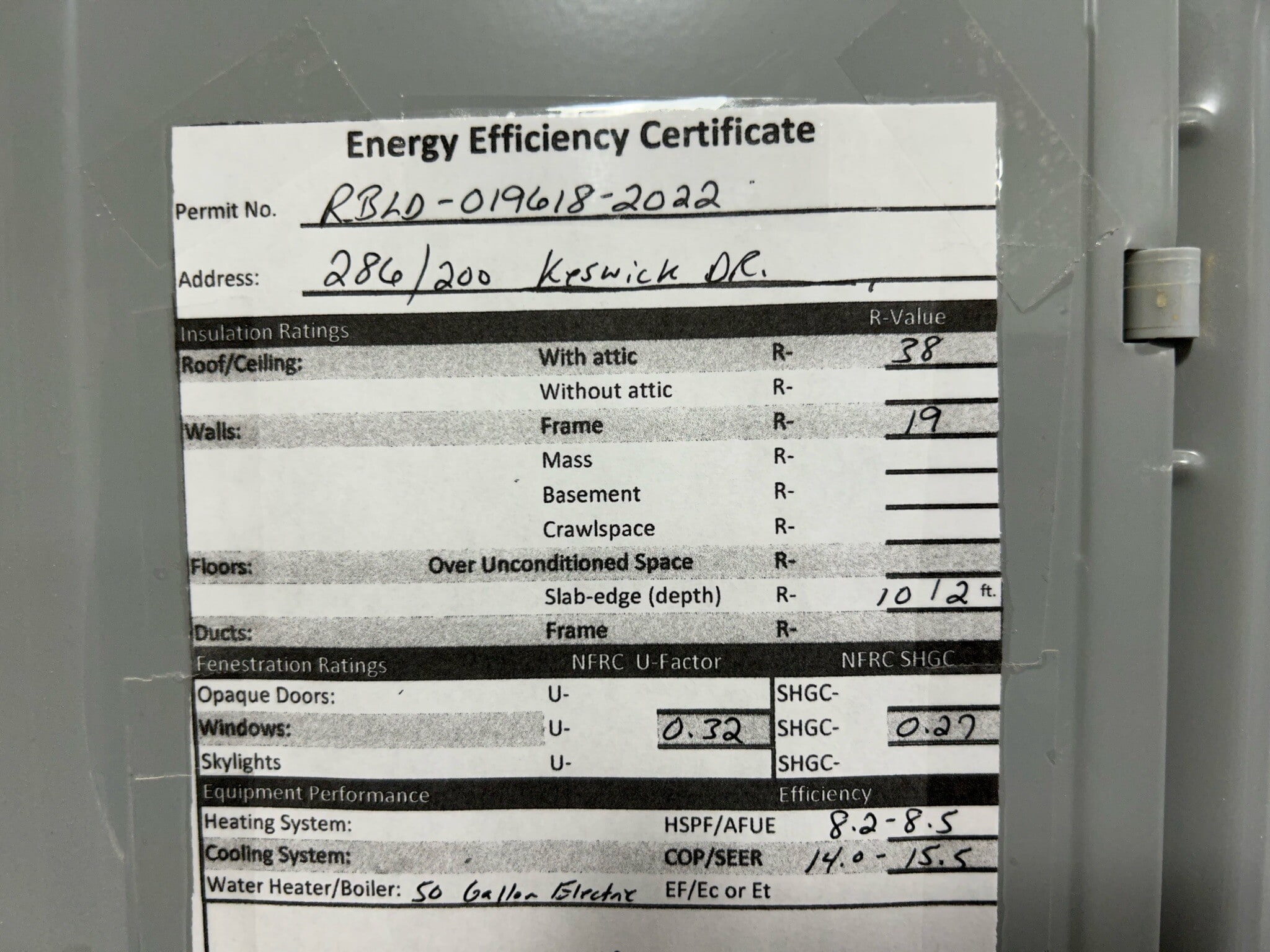 Energy efficient - 239 Keswick Dr