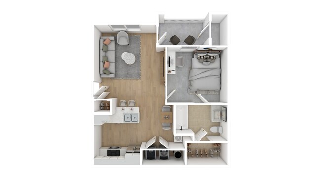 Floorplan - The Azul Apartment Homes