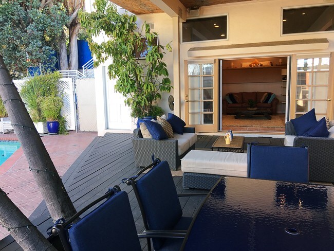 Partial view of Pool, Deck & Guesthouse En - 8567 Walnut Dr