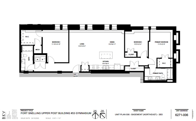 Floorplan - Upper Post Flats