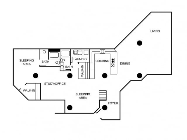 Floorplan - South Side on Lamar