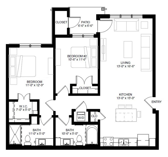 Floorplan - Timbers at Hickory Tree