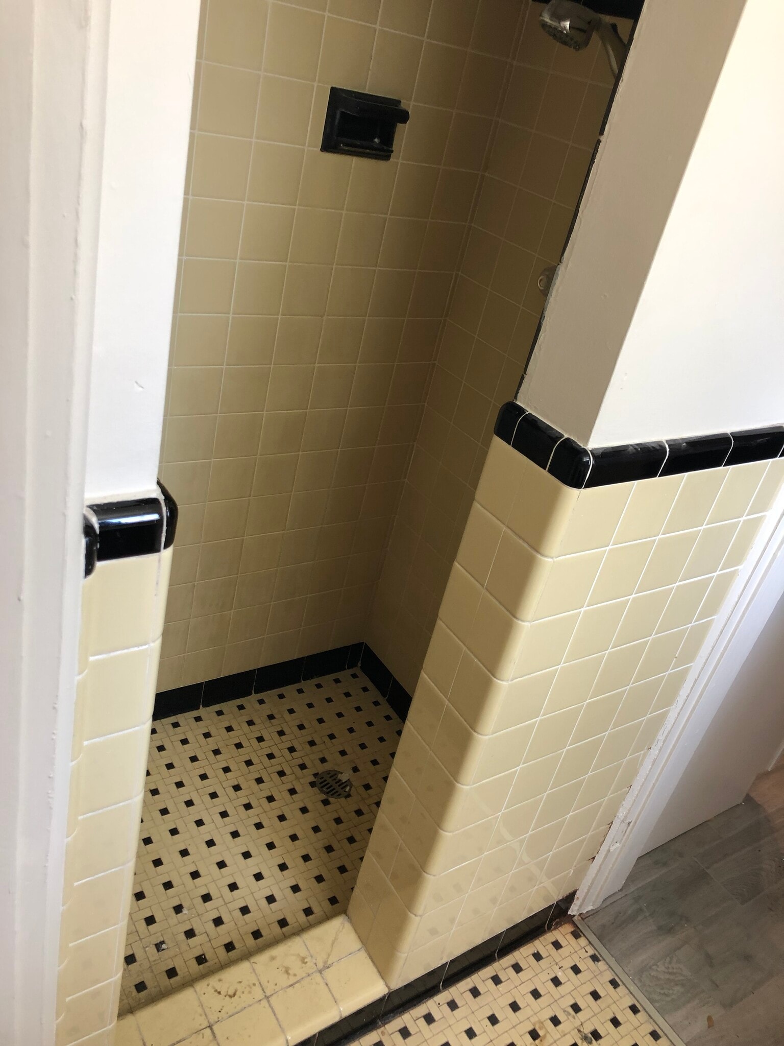 Shower is similar to this with different tile - 2306 E Central Blvd